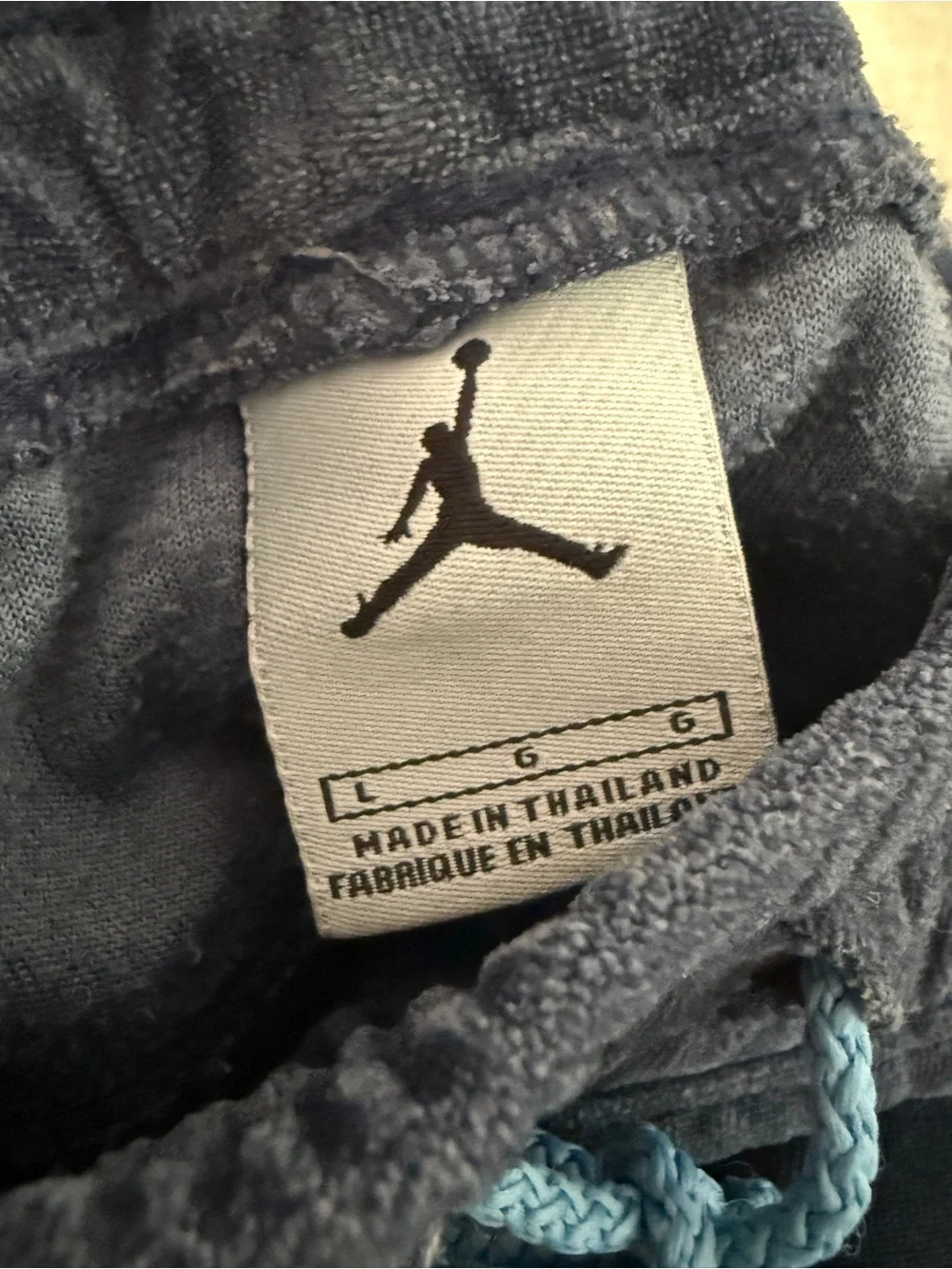 🏀 Vintage Jordan Brand Velour Track Pants — Y2K